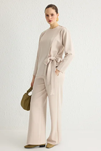 Trendyol Modest Potápěčská tkanina pletená sada – spodní-horní sada Tctss25Us00014