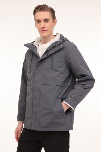 lumberjack Ml ghost 2-urbn-5 4pr grey men's short coat