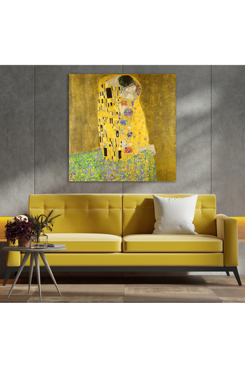 AllureArtDesign The Kiss Kanvas Tablo, Öpücük Tablo, Gustav Klimt Öpücük Tablo