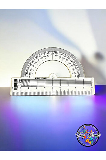 tiny hands 10cm Protractor Drawing Ruler - Plastic Conductive Ruler