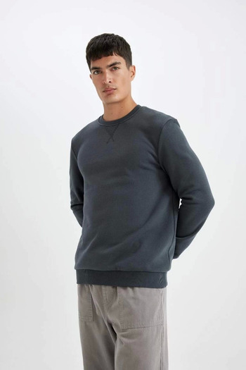 DeFacto Anthra Men's Sweat Shirt - Model T3777Az