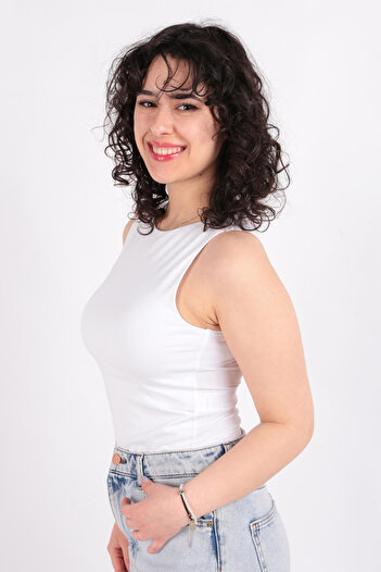 BUSEM S 0015597 Women's Sleeveless Crop Tank Top