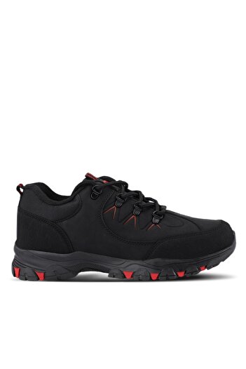 Slazenger Ανδρικές μπότες Comfort Sole Lace-Up Μαύρο / Κόκκινο