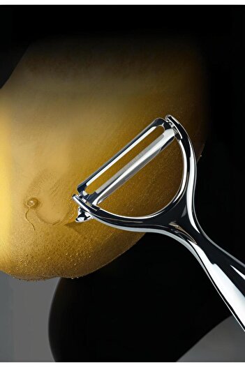 Milenay Ultra Premium Chrome Peeler - Professional Kitchen Design Vegetable Fruit Peeler
