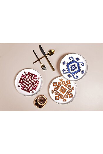 Porland Arabesque 6-piece Cake Set 18cm