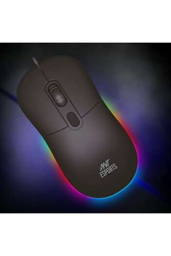 Ant Esports Gm40 Rgb Gaming Mouse | 2400 Dpi, Ergonomic, Minimalist Design, Rgb Lights