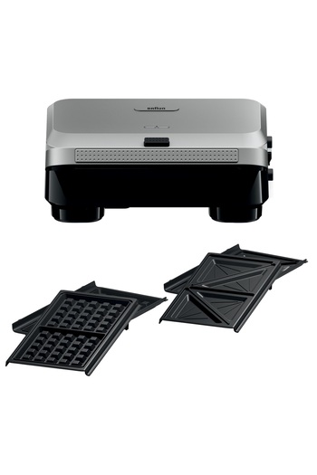 Braun Snackmaker 5 - Double Sided Sandwich and Waffle Maker, Non-Stick Surface