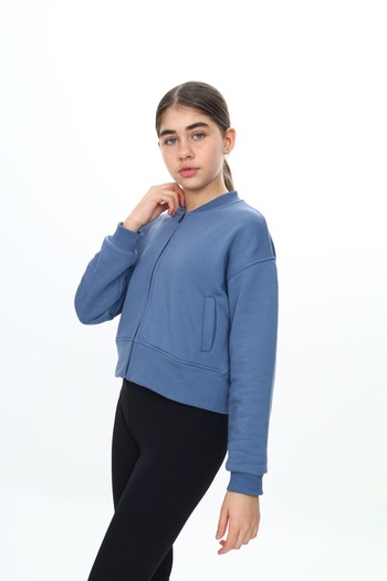 Toontoy Girl's Zippered Cardigan
