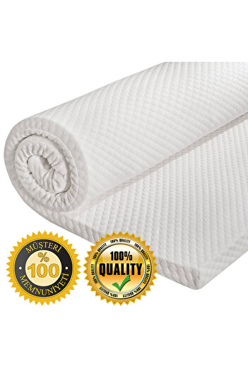 mandeep 7 cm Orthopedic Visco Mattress - Zippered Pillowcase Gift