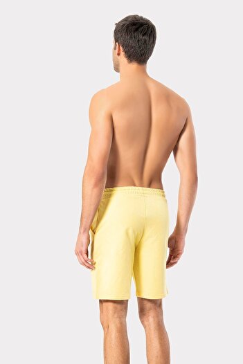 ERDEM İÇ GİYİM Erdem Yellow Men's Shorts 1041