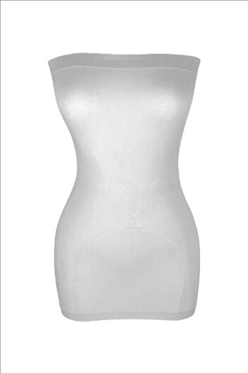 ERDEM İÇ GİYİM Erdem White Seamless Straples Singlet 604