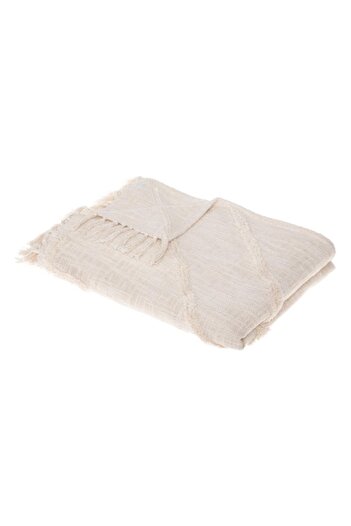 Atmosphera Inca Tufted Cotton Bedspread 130 x 180cm 172463A