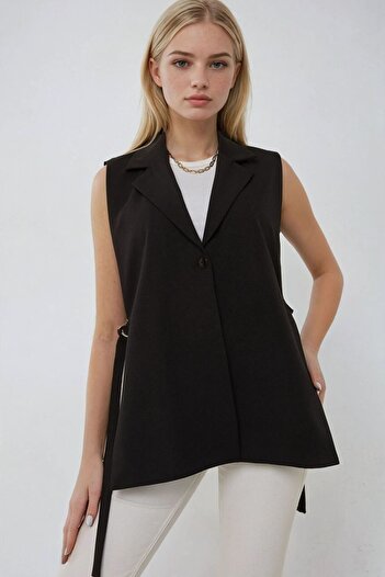 Hiccup Accessory Detailed Jacket Collar Vest
