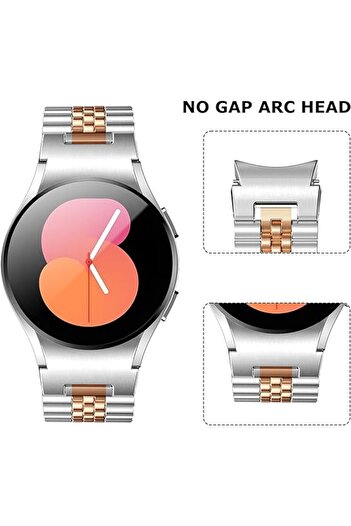 UnDePlus Samsung Galaxy Watch 4-7 Pro, 40-47 mm - Metal Band with Clips and Strips