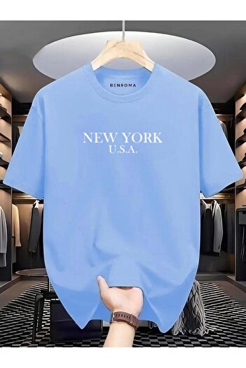 BENROMA NEW YORK USA NYOMTATOTT TÚL MÉRETŰ PÓLÓ