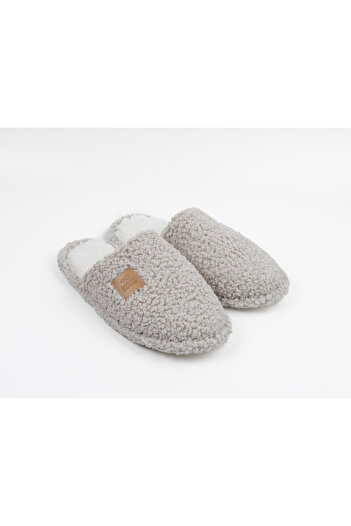 KAPVOE Fleece Slippers - Non-Slip Sole, Fluffy, Non-Pilling, Comfortable Muffy Dish Slippers with Plush Inside Detail