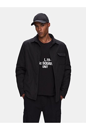 Ltb Shirt Collar Boat Black Coat
