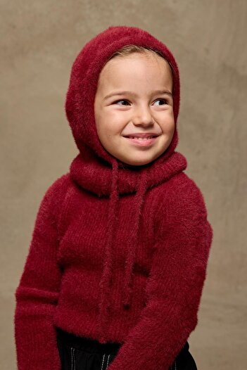 Fahhar Kids Soft Balaclava Bere Kırmızı