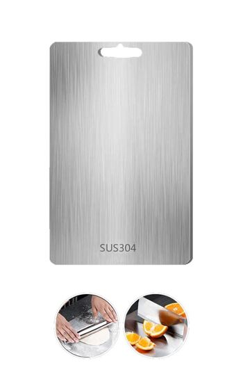 Chavin 304 Thick Steel 34X23 Cutting Board Antibacterial Chopping Board Cin860