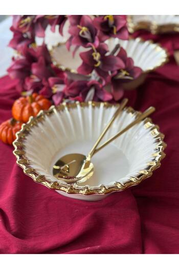 ROSSEV Ginkgo Round Salad Bowl 28cm
