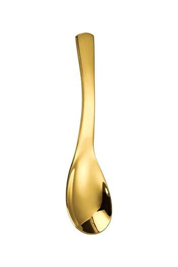 Chavin 304 Steel Gold 14 cm - Dessert Ice Cream and Breakfast Crisp Spoon Cin959Sr