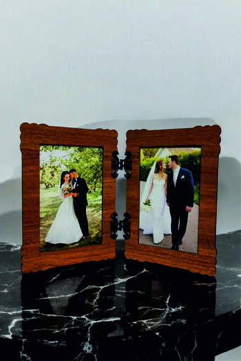 HANEM Mdf Wood Vertical 10X15 Hinged Decorative Photo Frame