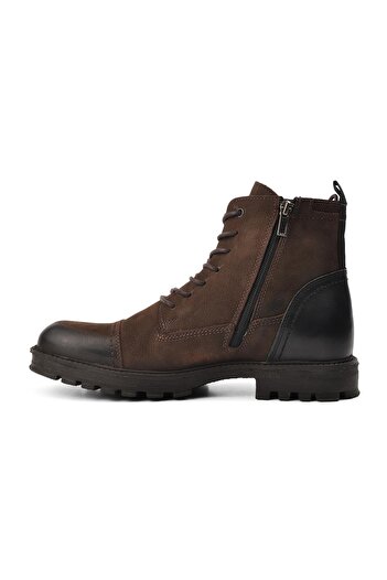 AYAKMOD Καφέ ανδρικές μπότες Nubuck