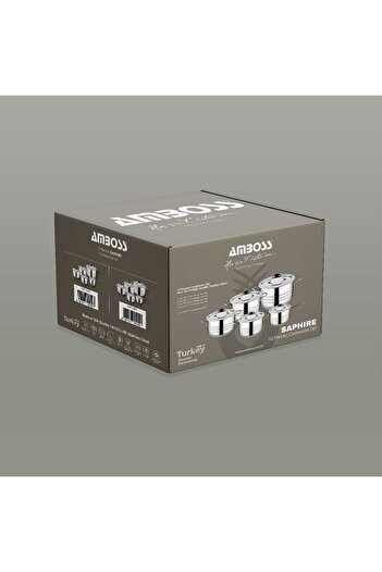 Amboss 10 Piece Stainless Steel Cookware Set