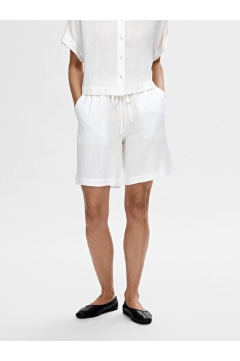 Selected Femme Shorts mit mittlerer Taille