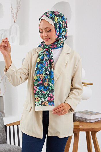 İpekhan Nature Papatya Soft Şal Ekru 3030-03