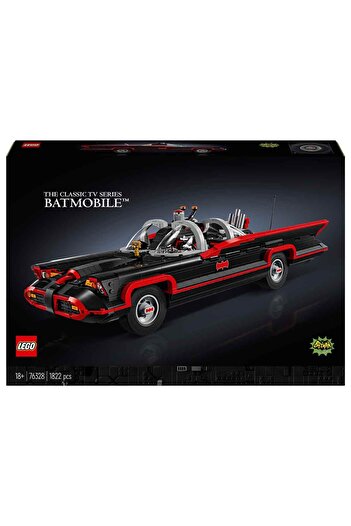 LEGO DC Batman: Klasik TV Dizisi Batmobile 76328 - Yetişkin Süper Kahraman Hayranları için Kolek