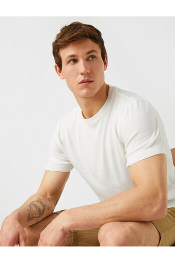 Koton Basic T-Shirt Crew Neck