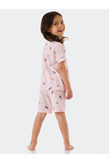 Schiesser Shorty Girls World Shorty Leichter Schlafanzug