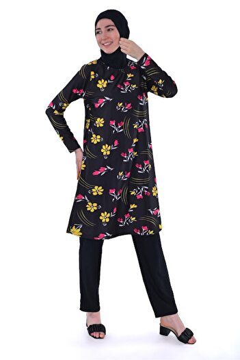 Ranuna Black Hijab Swimsuit - Ranuna