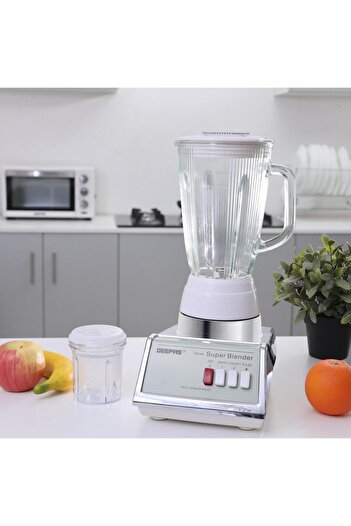 Geepas 450W Stainless Steel Blender - 2 Speed Control, Overheat Protection, 1.4L Plastic jar