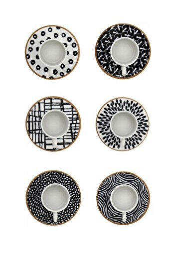 Porland 12 Piece Fractal Coffee Set