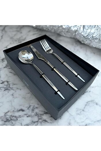 Peramari Bambum Vibe 36 Piece Cutlery Set Silver