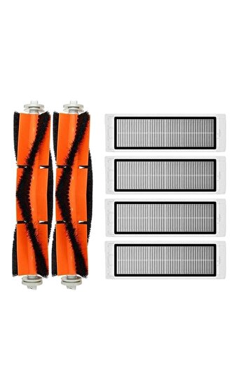 techpart Σετ ανταλλακτικών 6 τεμαχίων συμβατό με ρομποτική ηλεκτρική σκούπα Xiaomi Vacuum Mop 2 (STYTJ03ZHM)