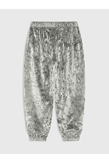 GAP Kız Çocuk Yeşil Kadife Paraşüt Pantolon