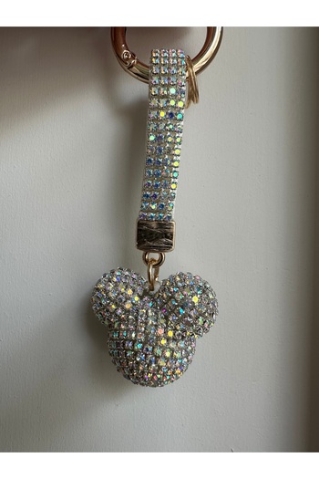Milena Designer Store Milena Istanbul Stone Mickey Bag Charm / Keychain / Car Ornament