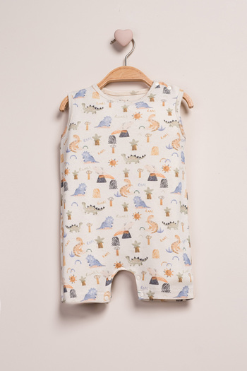 Baby Fou Baby Short Sleeve Barbatöz Jumpsuit