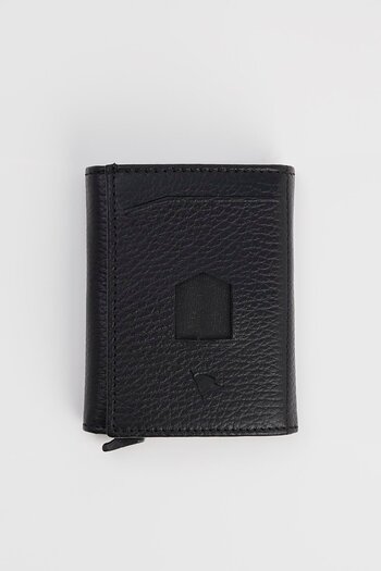 Tudors Genuine Leather Men's Black Wallet