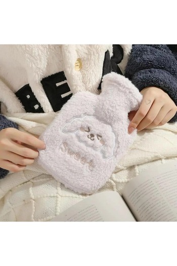 Bima Ticaret Mini Size Baby Warm Water Bag with Fleece Cover