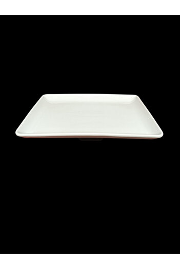 Kütahya Porselen Tan Series 23X17 cm Rectangular Serving Fondue Bottom Plate or Presentation Plate