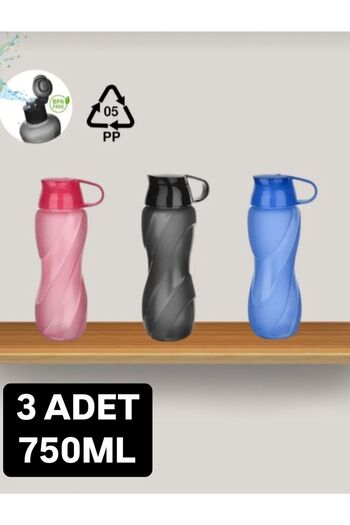VZN 750 ml Water Bottle 3 Pcs Water Bottle Water Bottle School Water Bottle