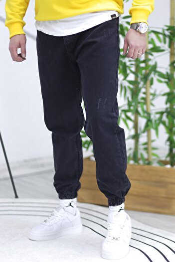 WAFRA Men's Jeans with Elastic Cuffs, Boyfiren Jeans Pnt. 646