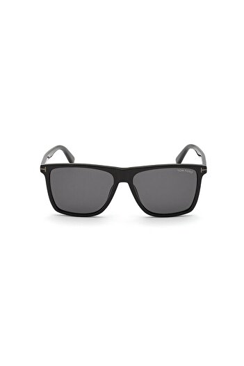 Tom Ford Ft 0832N 01A 57 Men's Rectangular Black Bone Sunglasses