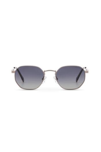 Despada Ds 2331 C2 52 Unisex Geometric Gray Metal Sunglasses