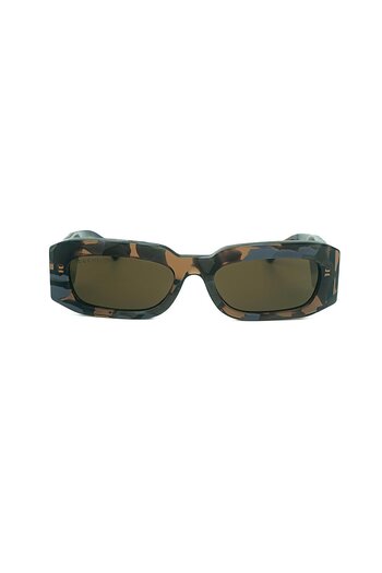 Gucci Gg 1426S 003 54 Women's Rectangular Crushed Brown Bone Sunglasses