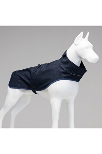 Lindodogs Softshell Magnetic Navy Small, Medium and Large Breed Dog Raincoat